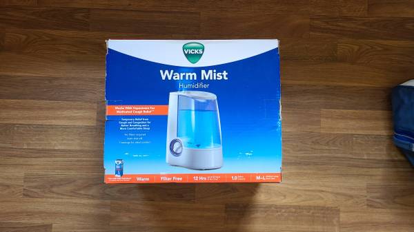 Warm mist humidifier 1