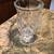 Cut glass bottle with stopper, candle holder, candy dish and 2 glasses 3 thumbnail