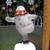 LED Color Changing Ice Skating Snowman Holiday Figurine(w/ 360° video) 2 thumbnail