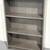 Ash Gray 3 Shelf Bookcase 2 thumbnail
