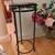 PLANT STAND WROUGHT IRON DECORATIVE CORNER TABLE 1 thumbnail