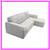 Pottery Barn Teen Wool Two Piece Sectional, Gray 1 thumbnail