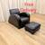 Room and Board Roadster Leather Chair and Ottoman Free Delivery 1 thumbnail