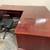 Cherry Veneer L Desk with Storage Towers 3 thumbnail