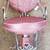 PINK HAIR SALON CHAIR FITS 18" DOLL 2 thumbnail