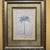 Beautiful Vintage Framed & Double Matted Royal Palm & Coconut Palm Trees 1 thumbnail