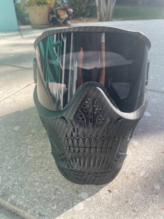HK Army: HSTL Skull Goggle "Punisher" - Black w/ Smoke Lens 1