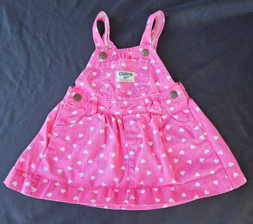 Oshkosh Overalls Shortalls Romper Dress Size Girls 18 Months 1