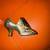 Vintage miniature cast metal high heel shoe made in Japan Measures 2 in high and 1 thumbnail
