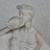 Faux ivory statue sculpture of an Asian man blowing a conch shell 4 thumbnail