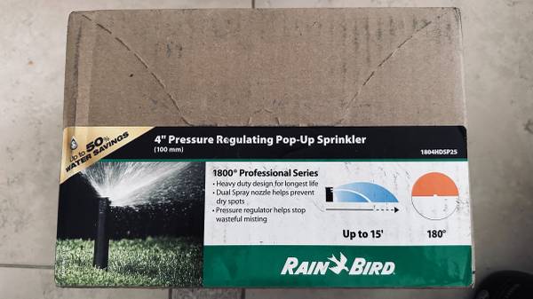 Rain Bird 1800 Series 4 in. Pop-Up Dual Spray PRS Sprinkler, Half Circ 1