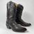 TONY LAMA DARK BROWN SMOOTH OSTRICH COWBOY BOOTS  WOMENS SIZE 11.5 B E 3 thumbnail