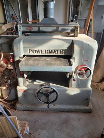 Powermatic 24 in. planer 1