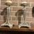 Vintage Large Heavy 12” Pair Of Silvertone Metal Candlestick Holders 11 thumbnail