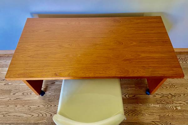 Vintage Danish Modern Teak Desk - $30063470464921985124