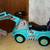 TOY TRUCK for Child ROOTER POWER HT -5610 Ground Digger Super 8 Blue 1 thumbnail