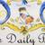 Fitz & Floyd Ricamo Porcelain "Give Us This Day Our Daily Bread" Tray 2 thumbnail