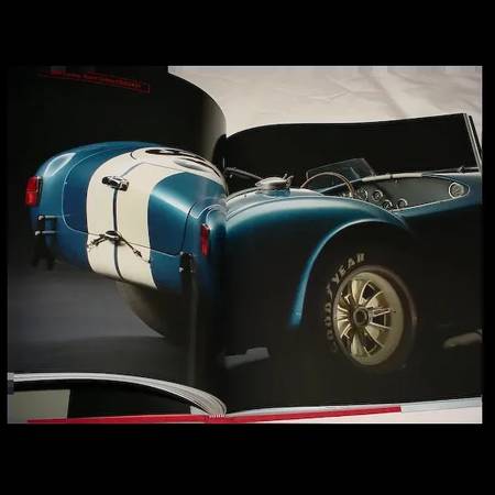AUTHOR-SIGNED LARGE OP HC BOOK SHELBY CARS IN DETAIL COBRA GT40