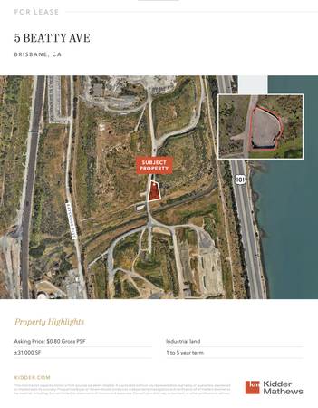 Secured Yard Available for Lease (5 Beatty Ave) 1