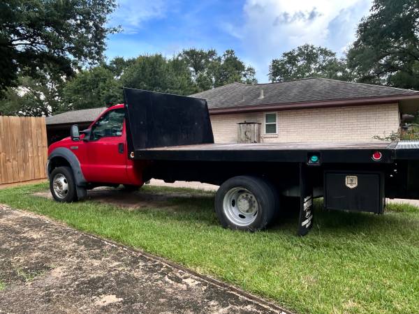 2007 Ford F-450 Dually/cama plana/ 130k millas/ diésel/ sin problemas - $9,500 (Katy)63622234203777122