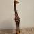 Solid Wood Hand Craved African Giraffe Figurine 6 thumbnail