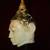 Authentic Large Alabaster Buddha Head on stand.  Late 18th C.  Burma. 5 thumbnail