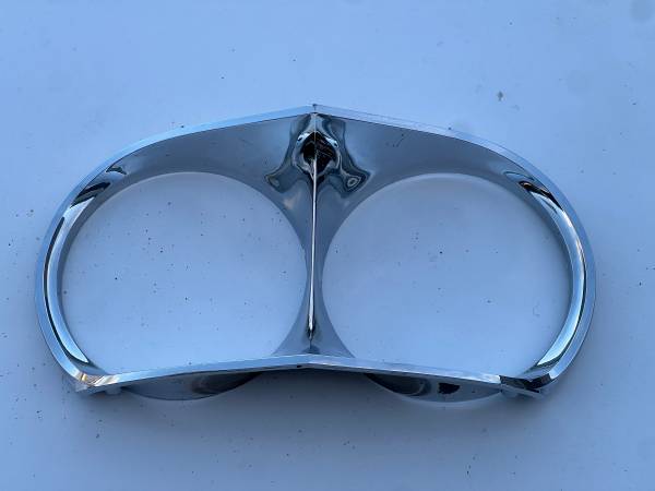 1964 Cadillac Headlight Bezels Chrome 1