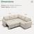 Convertible Sofas / couch bed with storage 5 thumbnail