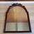 Vintage Queen Anne Style Mahogany Arched Mirror w/Carved Heart Apex 1 thumbnail