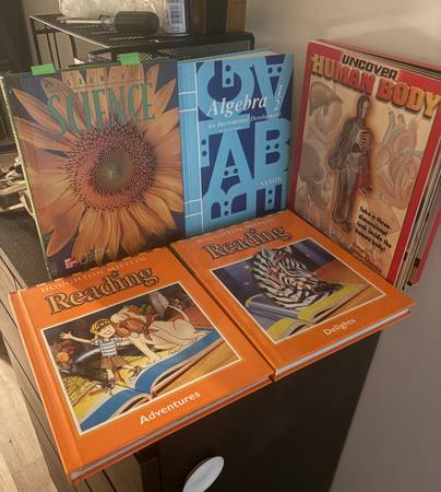 Vintage Homeschool / School Textbooks 1