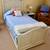 Twin bed with under bed storage/trundle + 2  mattresses 2 thumbnail