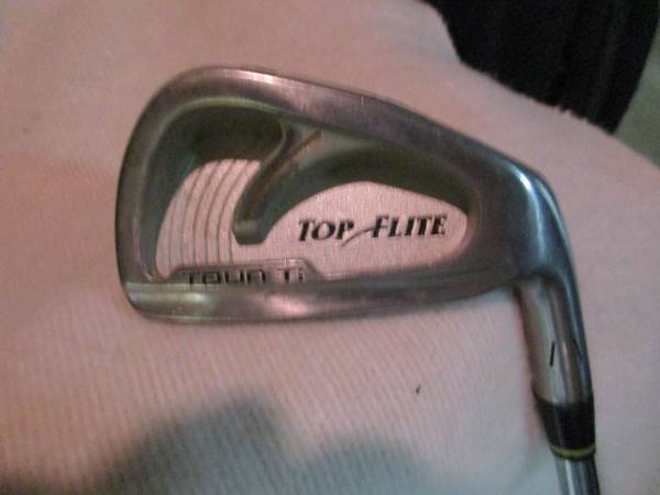 Golf Clubs TopFlite TITANIUM irons, 3-PW+SW, "R" steel shafts 1