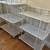 Vintage 2 Cart Rolling 3 Tier Diamond Mesh Shelves EACH... 3 thumbnail