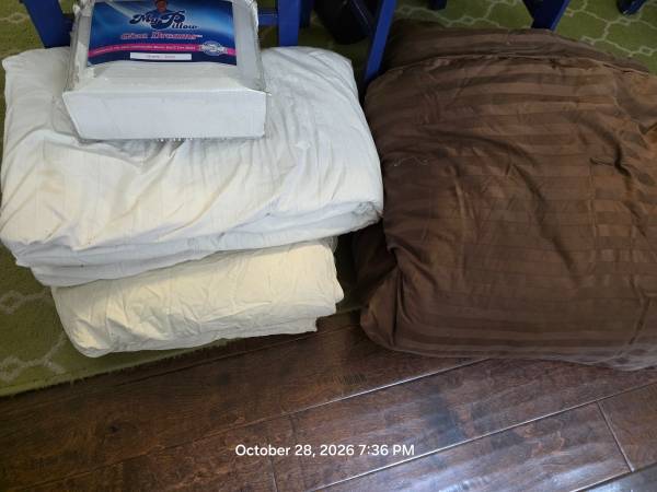 Various down comforters 1