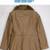 NEW IMAN Platinum Jet Set Genuine Leather & Faux Fur Coat Beige Camel 7 thumbnail