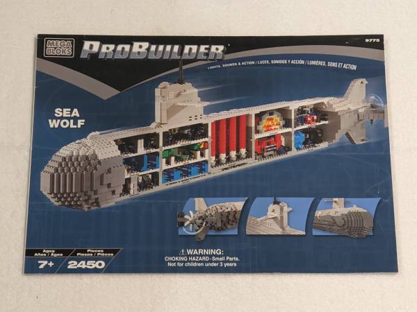 MEGA Blocks ProBuilder 9775 Sea Wolf Submarine 1
