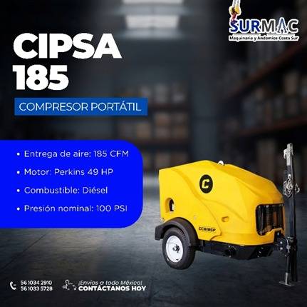 Compresor Portátil CIPSA 185 1