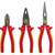 C.K Tools T3805 Redline VDE Insulated Linesman, CombiCutter, Snipe Nos 3 thumbnail