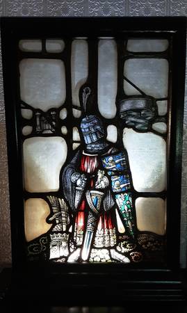 Stained Glass Knight 1
