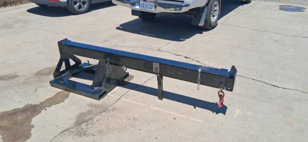Fork lift extension boom 1