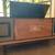 unique vintage MCM 90 inch long and low 4 door LP ALBUM CABINET 8 thumbnail
