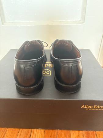 Allen Edmonds Park Avenue 8.5 D Negro Zapatos Oxford de Vestir con Punta Cerrada - $100 (Windsor Terrace)63435949147905123