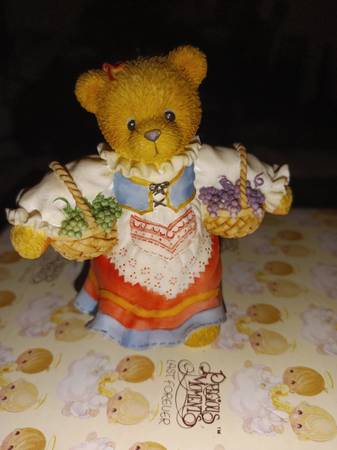 Cherished Teddies "Like Grapes on the Vine Our Friendship is Divine" 1