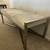 Cowhide bench with chrome 5 thumbnail