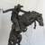 Vtg 1986 Frederic Remington Bronze Bronco Buster 24" tall 65 lbs 244/1 2 thumbnail