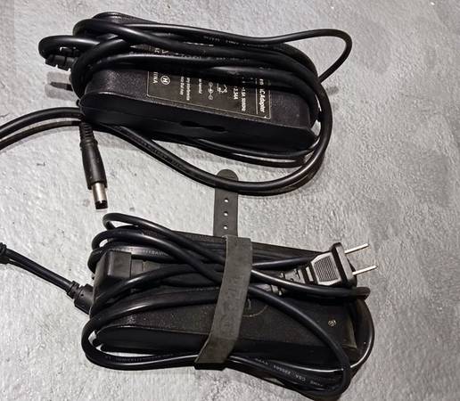 2 Dell laptop power supplies both 1
