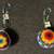 Lot of 2 - Hand Beaded Flower Christmas Sphere and Easter Egg Ornament 1 thumbnail