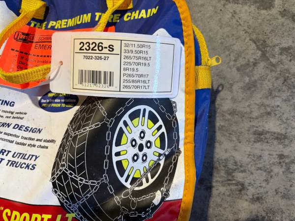 Les Schwab Cable Chains new 1
