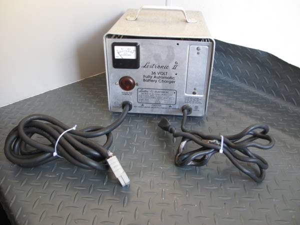 Lestronic II 36v golf cart battery charger model 14100 2 prong 1
