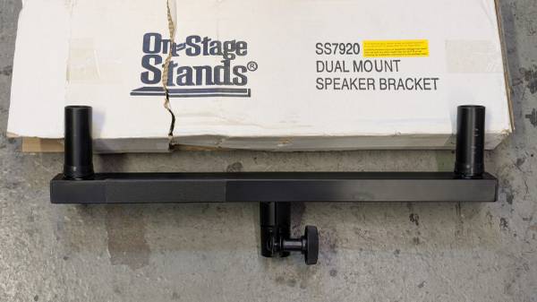 On-Stage SS7920 Dual Mount Speaker Bracket 1